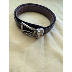 Dockers black Synthetic leather dress belt Sz M 34-36